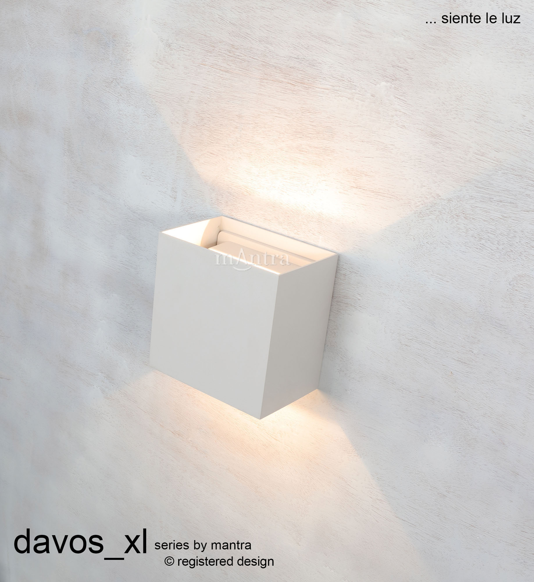 Davos XL Exterior Lights Mantra Fusion Directional Wall Lights